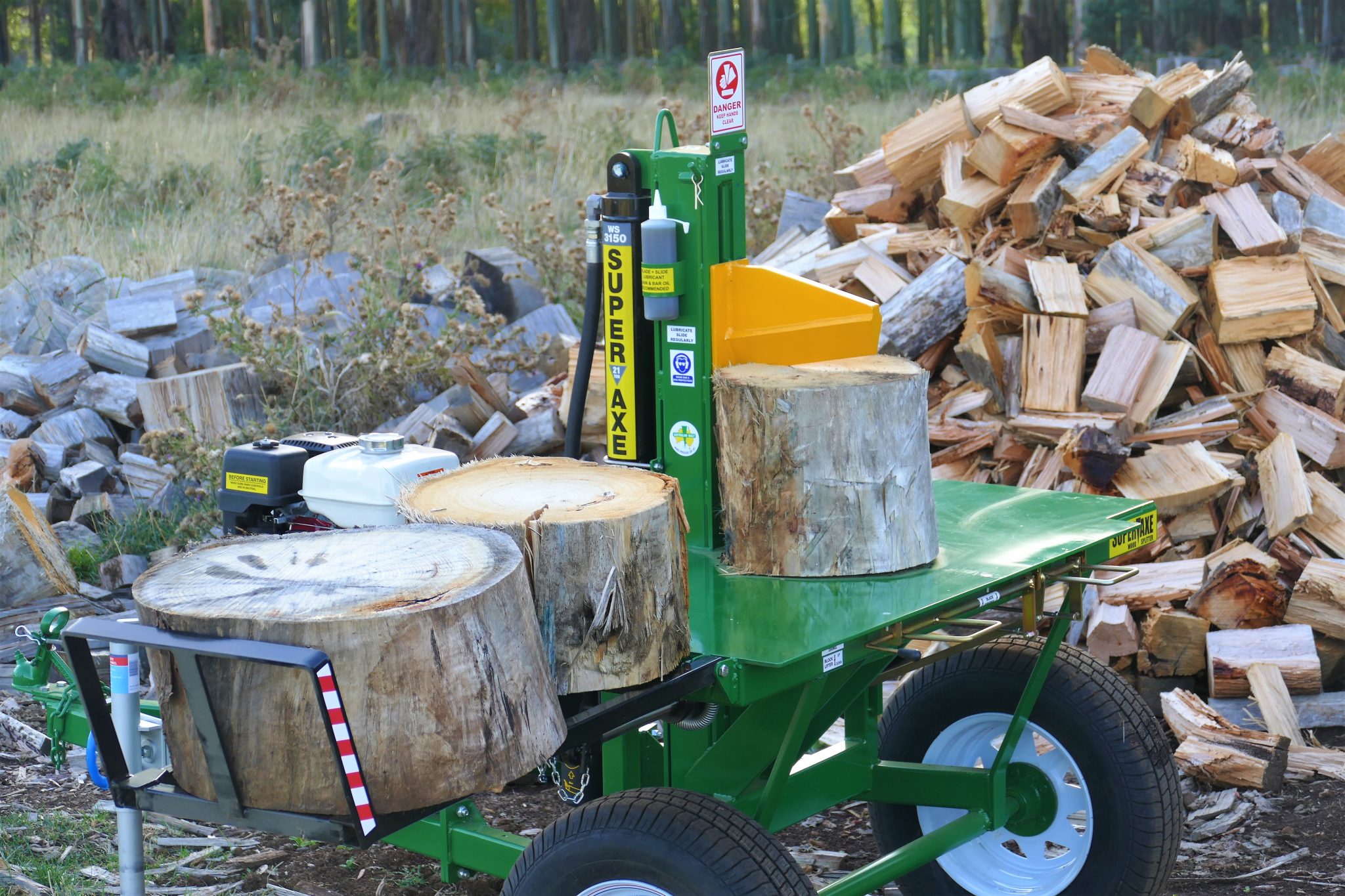 Get winter ready: how to use a log splitter